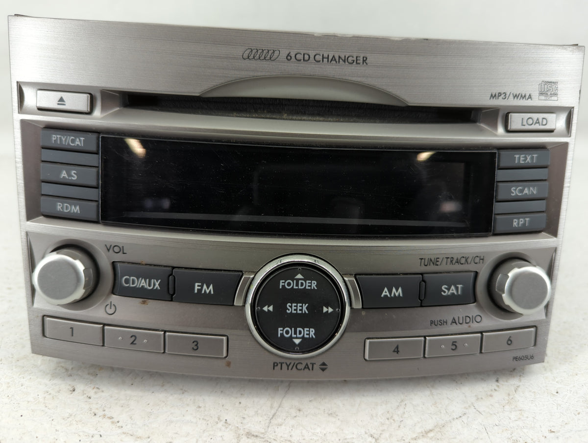 2010-2012 Subaru Legacy Am Fm Cd Player Radio Receiver 555001 - Oemusedautoparts1.com