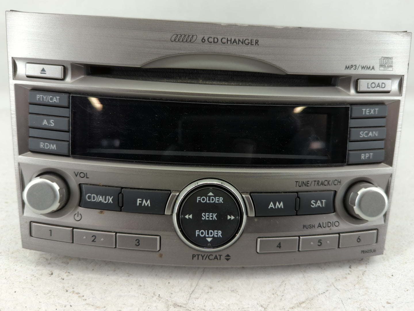 2010-2012 Subaru Legacy Am Fm Cd Player Radio Receiver - Oemusedautoparts1.com