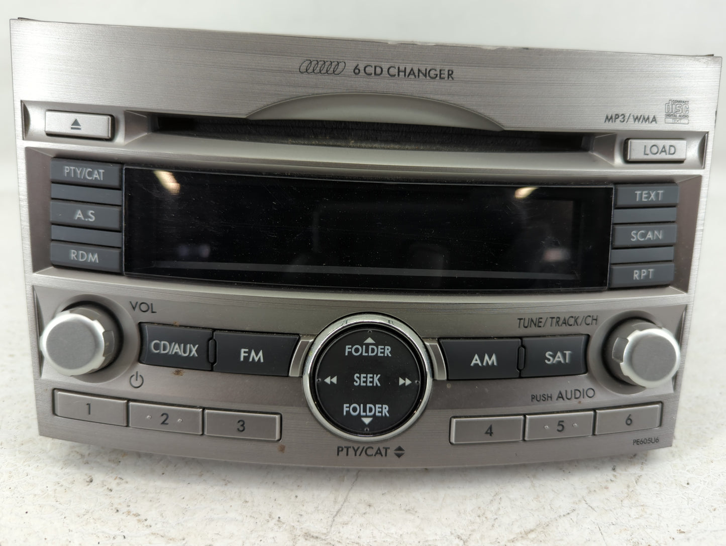 2010-2012 Subaru Legacy Am Fm Cd Player Radio Receiver - Oemusedautoparts1.com