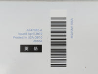 2011 Subaru Legacy Owners Manual Book Guide OEM Used Auto Parts - Oemusedautoparts1.com