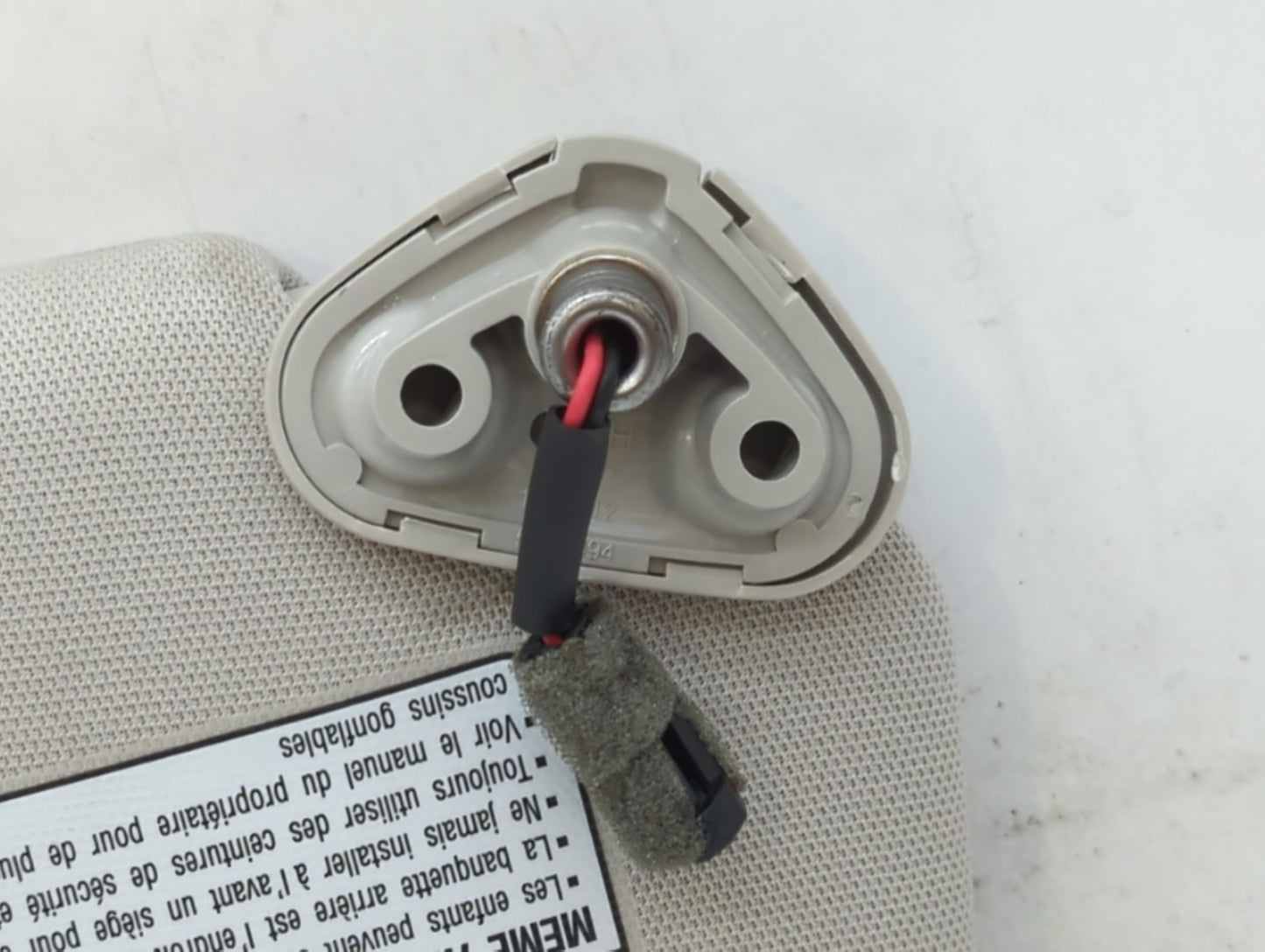 2010-2014 Subaru Legacy Sun Visor Shade Replacement Driver Left Mirror Fits Fits 2010 2011 2012 2013 2014 OEM Used Auto Part