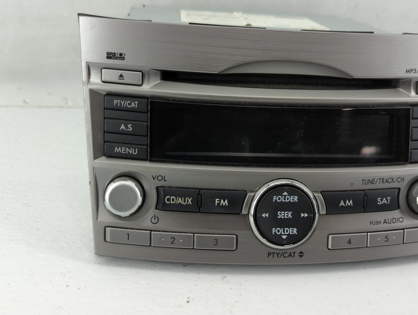 2010-2012 Subaru Legacy Am Fm Cd Player Radio Receiver - Oemusedautoparts1.com
