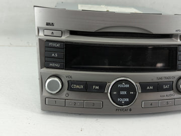 2010-2012 Subaru Legacy Am Fm Cd Player Radio Receiver