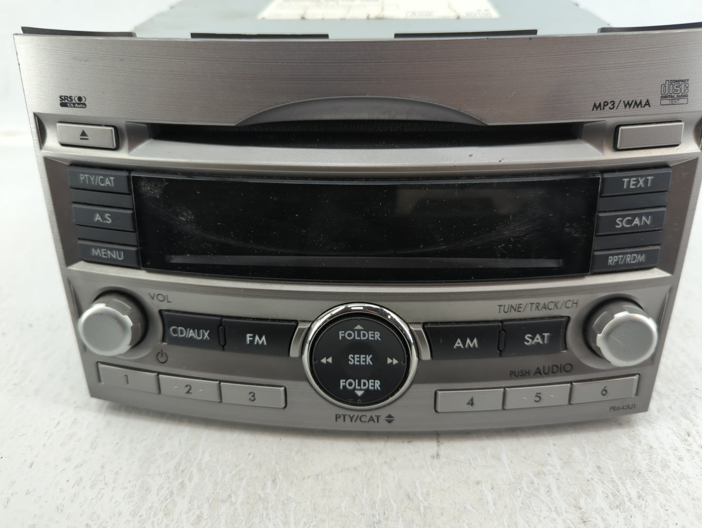 2010-2012 Subaru Legacy Am Fm Cd Player Radio Receiver - Oemusedautoparts1.com