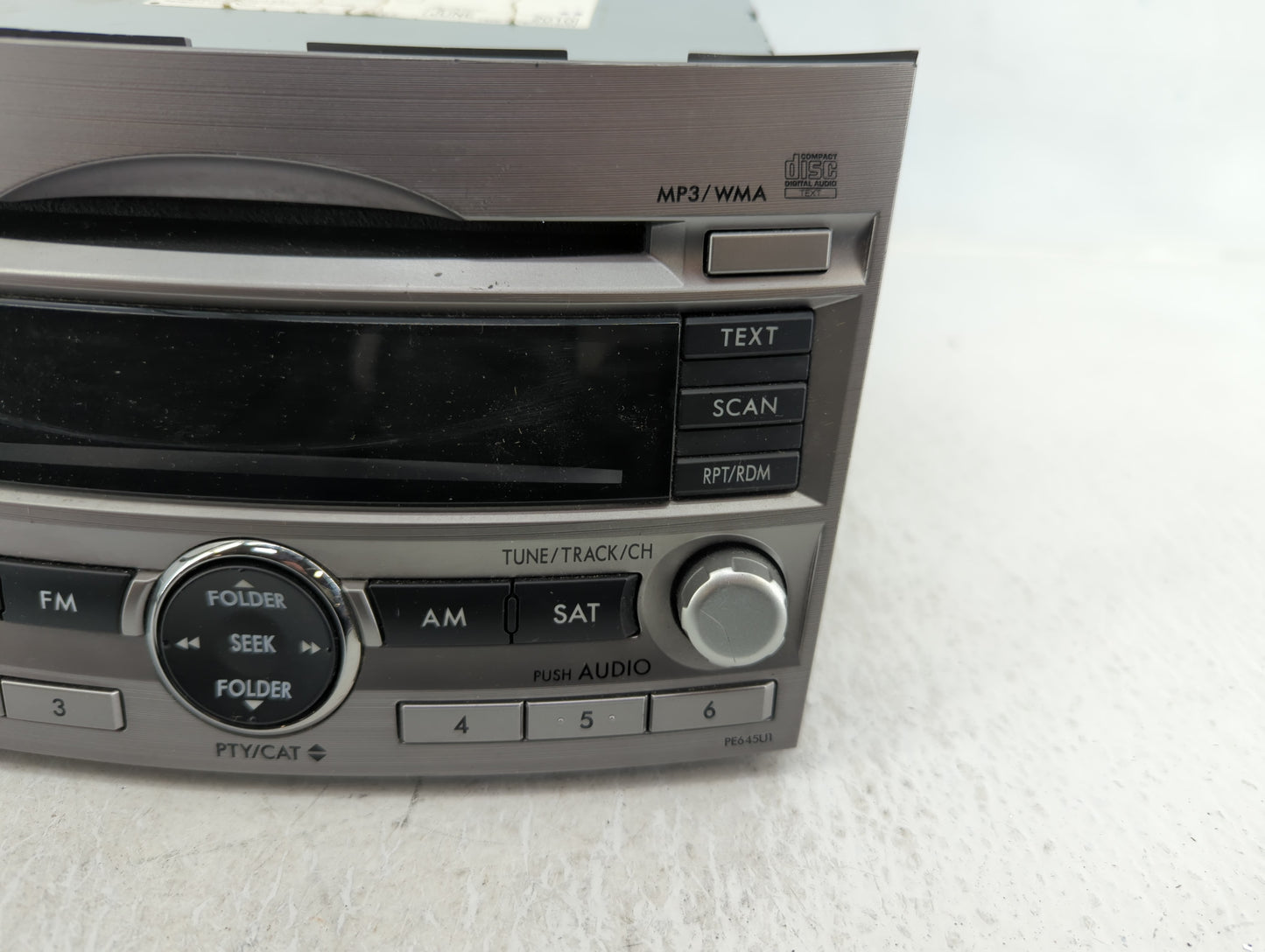 2010-2012 Subaru Legacy Am Fm Cd Player Radio Receiver - Oemusedautoparts1.com