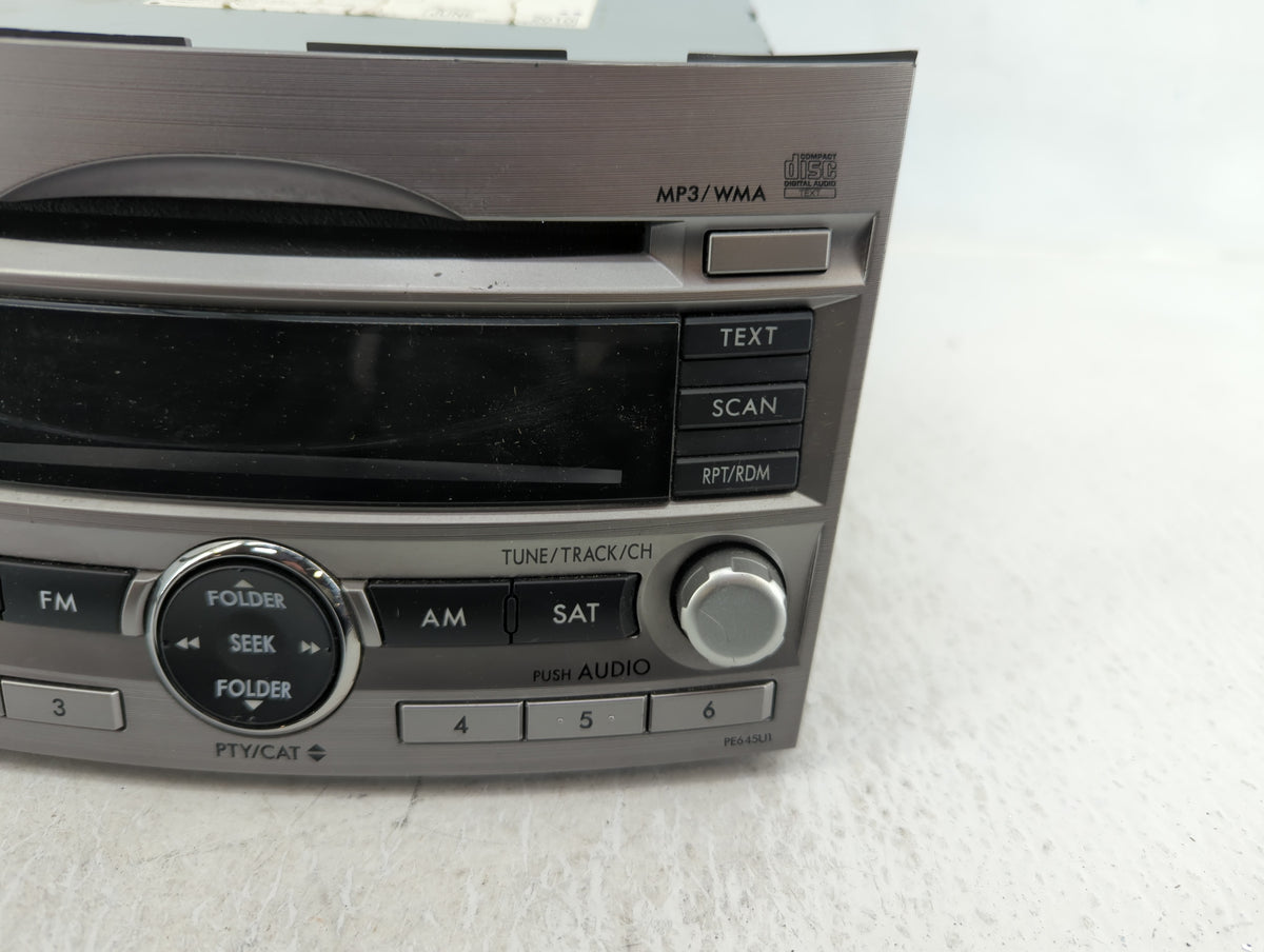 2010-2012 Subaru Legacy Am Fm Cd Player Radio Receiver 583827 - Oemusedautoparts1.com
