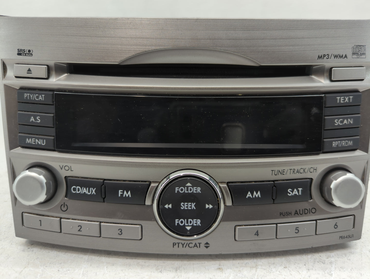 2010-2012 Subaru Legacy Am Fm Cd Player Radio Receiver - Oemusedautoparts1.com