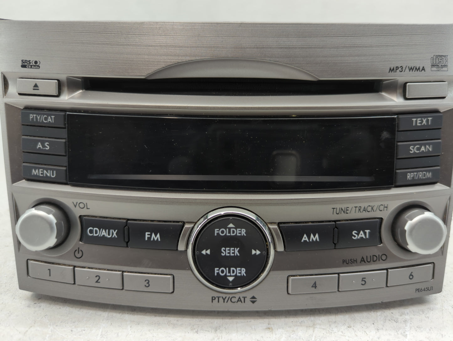 2010-2012 Subaru Legacy Am Fm Cd Player Radio Receiver - Oemusedautoparts1.com