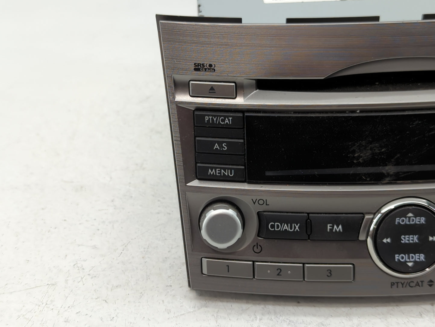 2010-2012 Subaru Legacy Radio AM FM Cd Player Receiver Replacement P/N:86201AJ64A Fits Fits 2010 2011 2012 OEM Used Auto Par