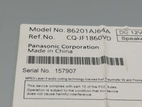 2010-2012 Subaru Legacy Radio AM FM Cd Player Receiver Replacement P/N:86201AJ64A Fits Fits 2010 2011 2012 OEM Used Auto Par
