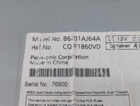 2010-2012 Subaru Legacy Radio AM FM Cd Player Receiver Replacement P/N:86201AJ64A Fits Fits 2010 2011 2012 OEM Used Auto Par