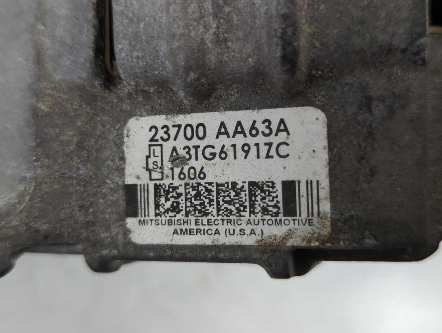 2010-2012 Subaru Legacy Alternator Replacement Generator Charging Assembly Engine OEM P/N:23700 AA63A Fits Fits 2010 2011 20