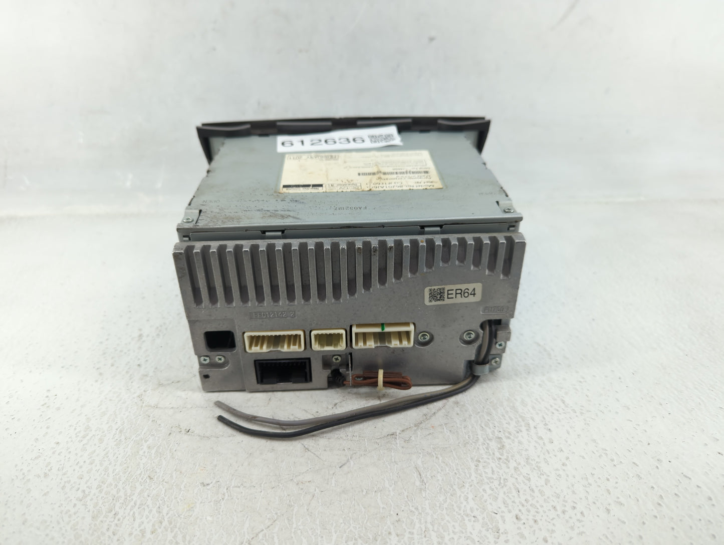 2010-2012 Subaru Legacy Radio AM FM Cd Player Receiver Replacement P/N:86201AJ64A Fits Fits 2010 2011 2012 OEM Used Auto Par