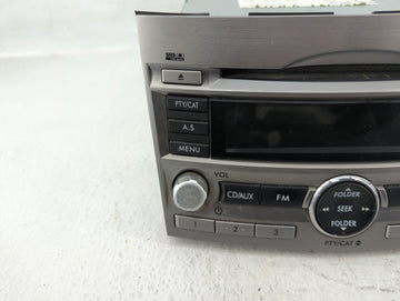 2010-2012 Subaru Legacy Am Fm Cd Player Radio Receiver