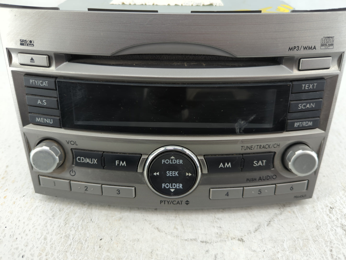 2010-2012 Subaru Legacy Am Fm Cd Player Radio Receiver - Oemusedautoparts1.com