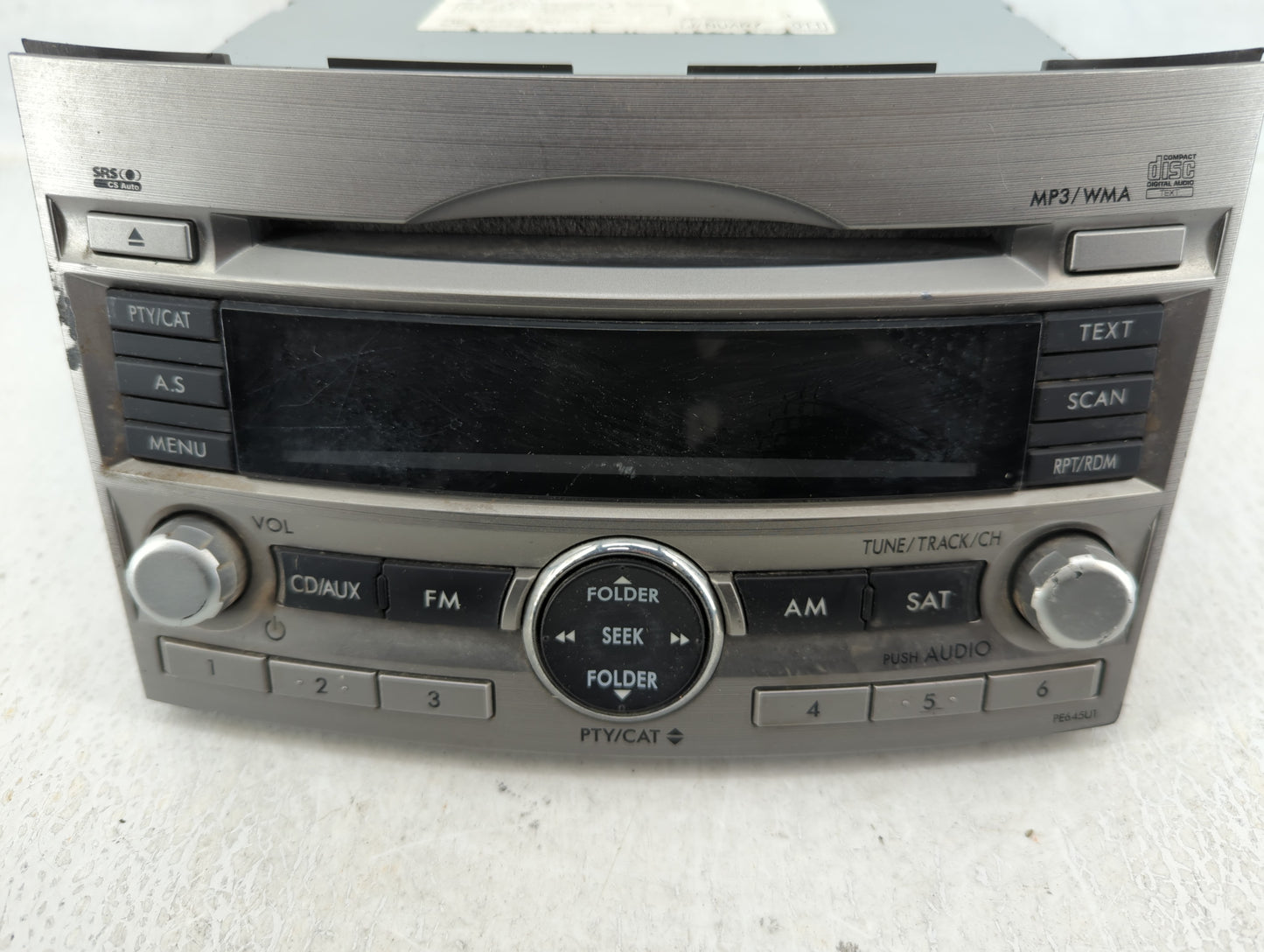 2010-2012 Subaru Legacy Am Fm Cd Player Radio Receiver - Oemusedautoparts1.com