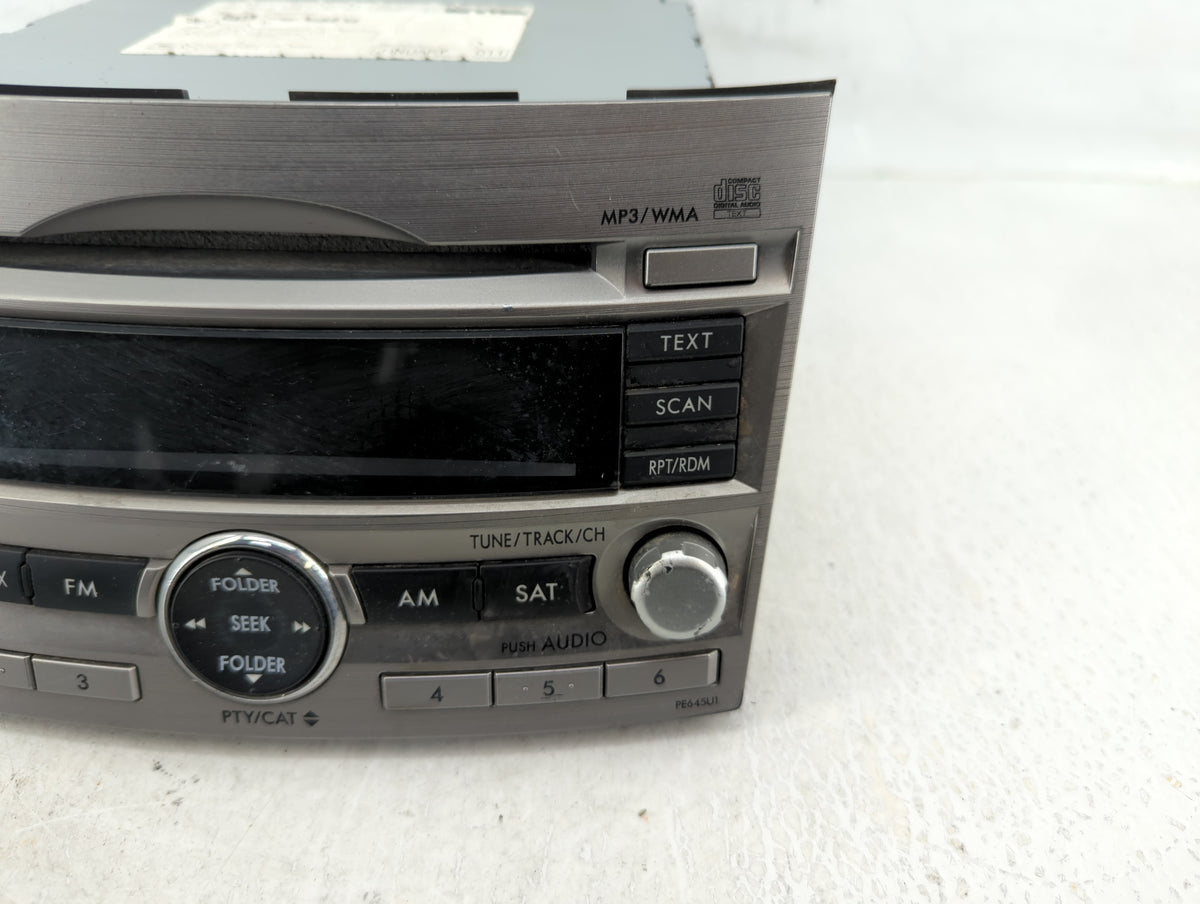 2010-2012 Subaru Legacy Am Fm Cd Player Radio Receiver 614703 - Oemusedautoparts1.com