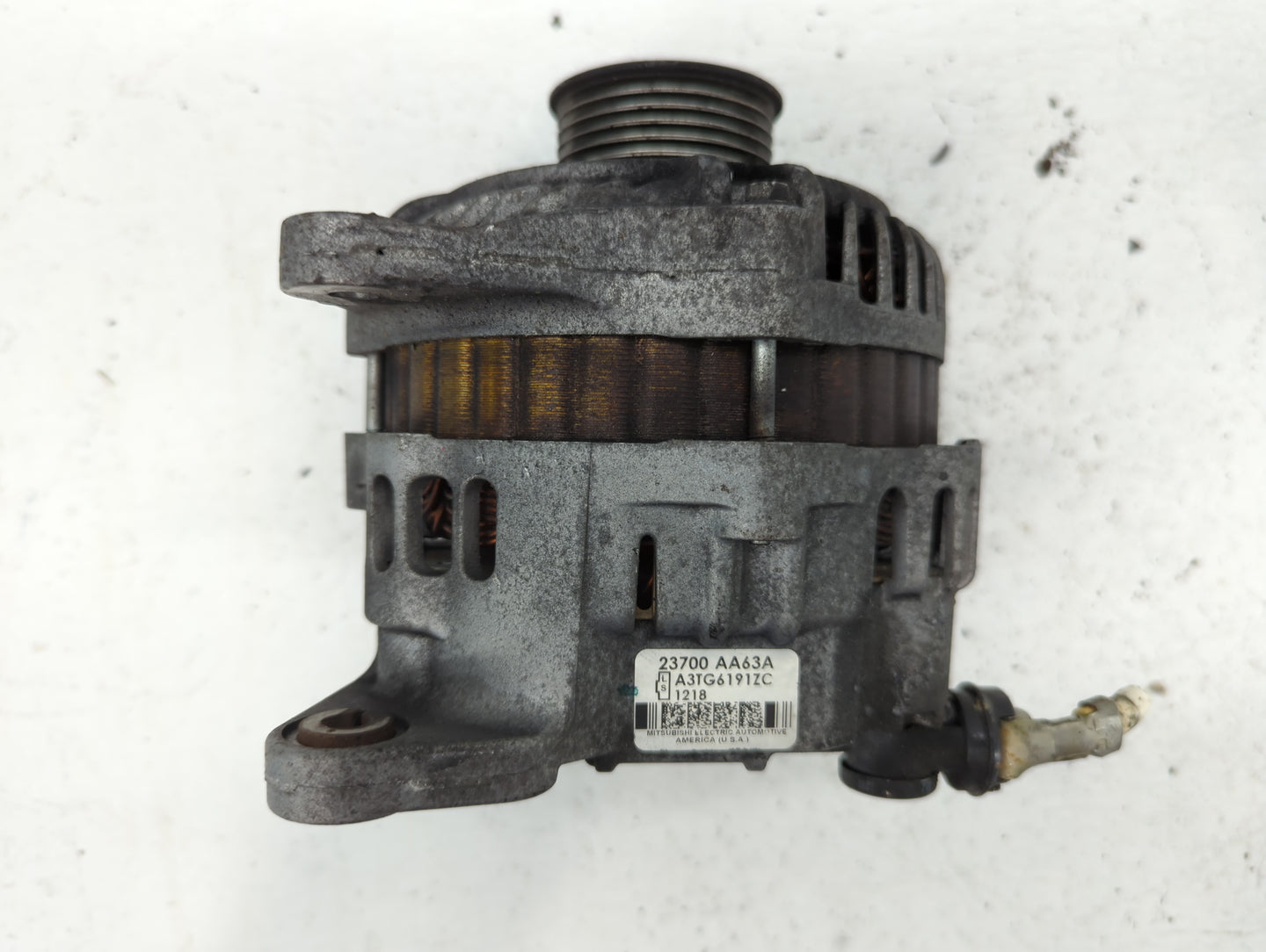 2010-2012 Subaru Legacy Alternator Replacement Generator Charging Assembly Engine OEM P/N:A3TG6191ZC 23700 AA63A Fits OEM Us