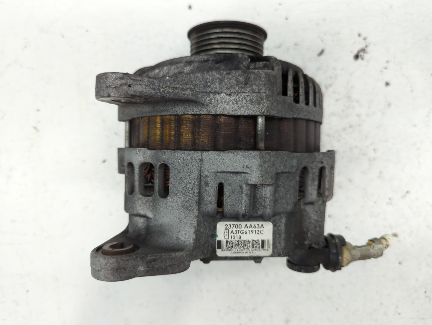 2010-2012 Subaru Legacy Alternator Replacement Generator Charging Assembly Engine OEM P/N:A3TG6191ZC 23700 AA63A Fits OEM Us