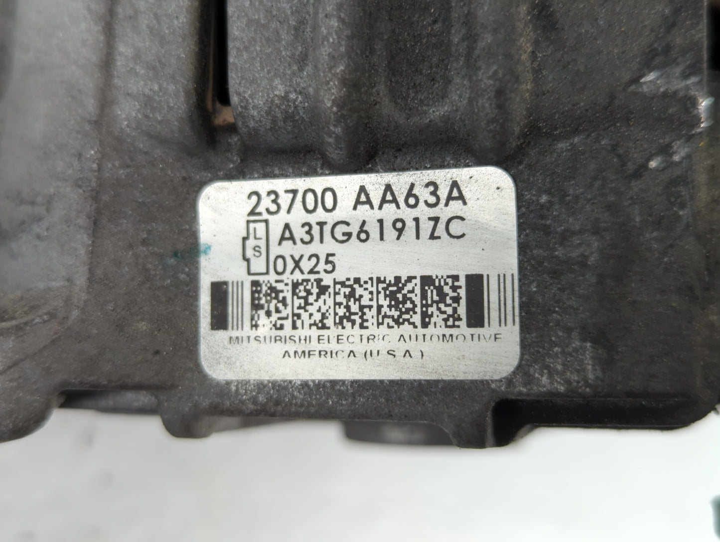 2010-2012 Subaru Legacy Alternator Replacement Generator Charging Assembly Engine OEM P/N:A3TG6191ZC 23700 AA63A Fits OEM Us