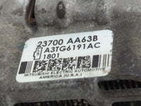 2010-2012 Subaru Legacy Alternator Replacement Generator Charging Assembly Engine OEM P/N:A3TG6191AC 23700 AA6B Fits OEM Use