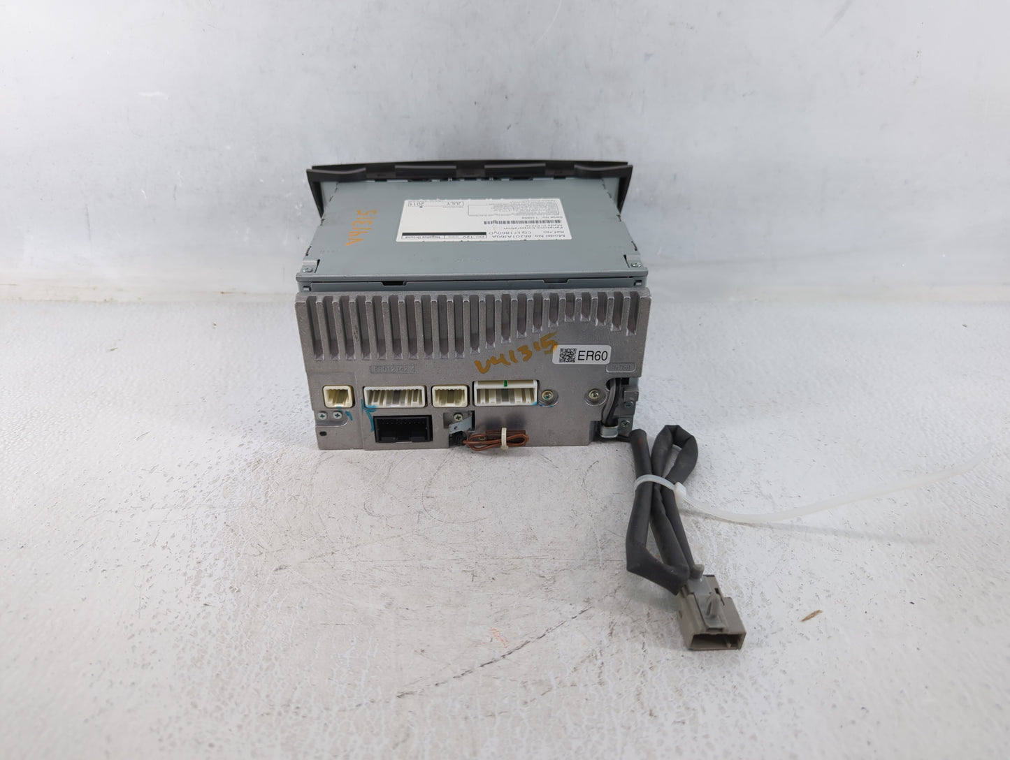 2010-2012 Subaru Legacy Radio AM FM Cd Player Receiver Replacement P/N:86201AJ60A Fits Fits 2010 2011 2012 OEM Used Auto Par