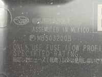 2010-2014 Subaru Legacy Fusebox Fuse Box Panel Relay Module P/N:MB503200B Fits Fits 2010 2011 2012 2013 2014 OEM Used Auto P