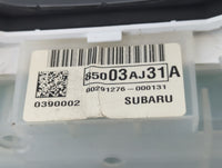 2011 Subaru Legacy Instrument Cluster Speedometer Gauges P/N:85003AJ31A Fits OEM Used Auto Parts - Oemusedautoparts1.com