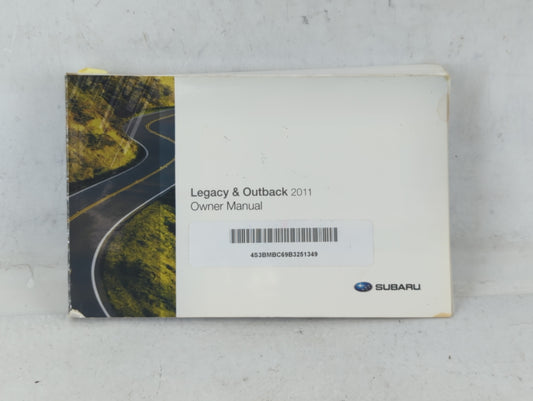 2011 Subaru Legacy Owners Manual Book Guide P/N:A2470BE-C OEM Used Auto Parts - Oemusedautoparts1.com