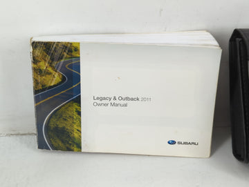 2011 Subaru Legacy Owners Manual Book Guide P/N:A2470BE-A MSA5M1104A OEM Used Auto Parts