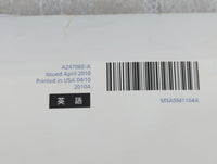 2011 Subaru Legacy Owners Manual Book Guide P/N:A2470BE-A MSA5M1104A OEM Used Auto Parts - Oemusedautoparts1.com