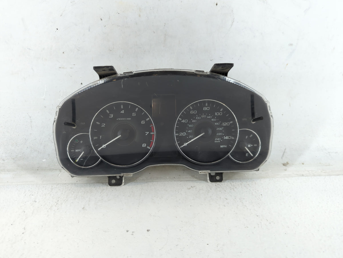 2011 Subaru Legacy Instrument Cluster Speedometer Gauges P/N:85003AJ31A Miles: Fits OEM Used Auto Parts - Oemusedautoparts1.