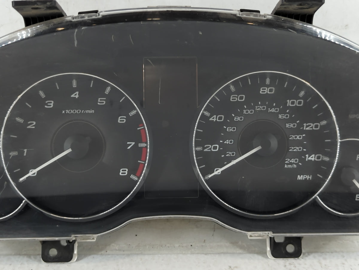2011 Subaru Legacy Instrument Cluster Speedometer Gauges P/N:85003AJ31A Miles: Fits OEM Used Auto Parts - Oemusedautoparts1.