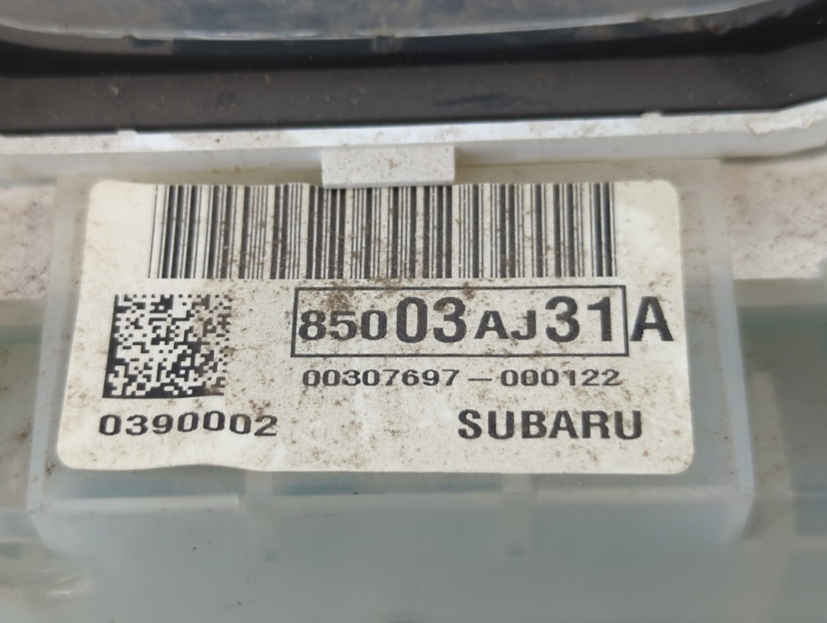 2011 Subaru Legacy Instrument Cluster Speedometer Gauges P/N:85003AJ31A Miles: Fits OEM Used Auto Parts - Oemusedautoparts1.