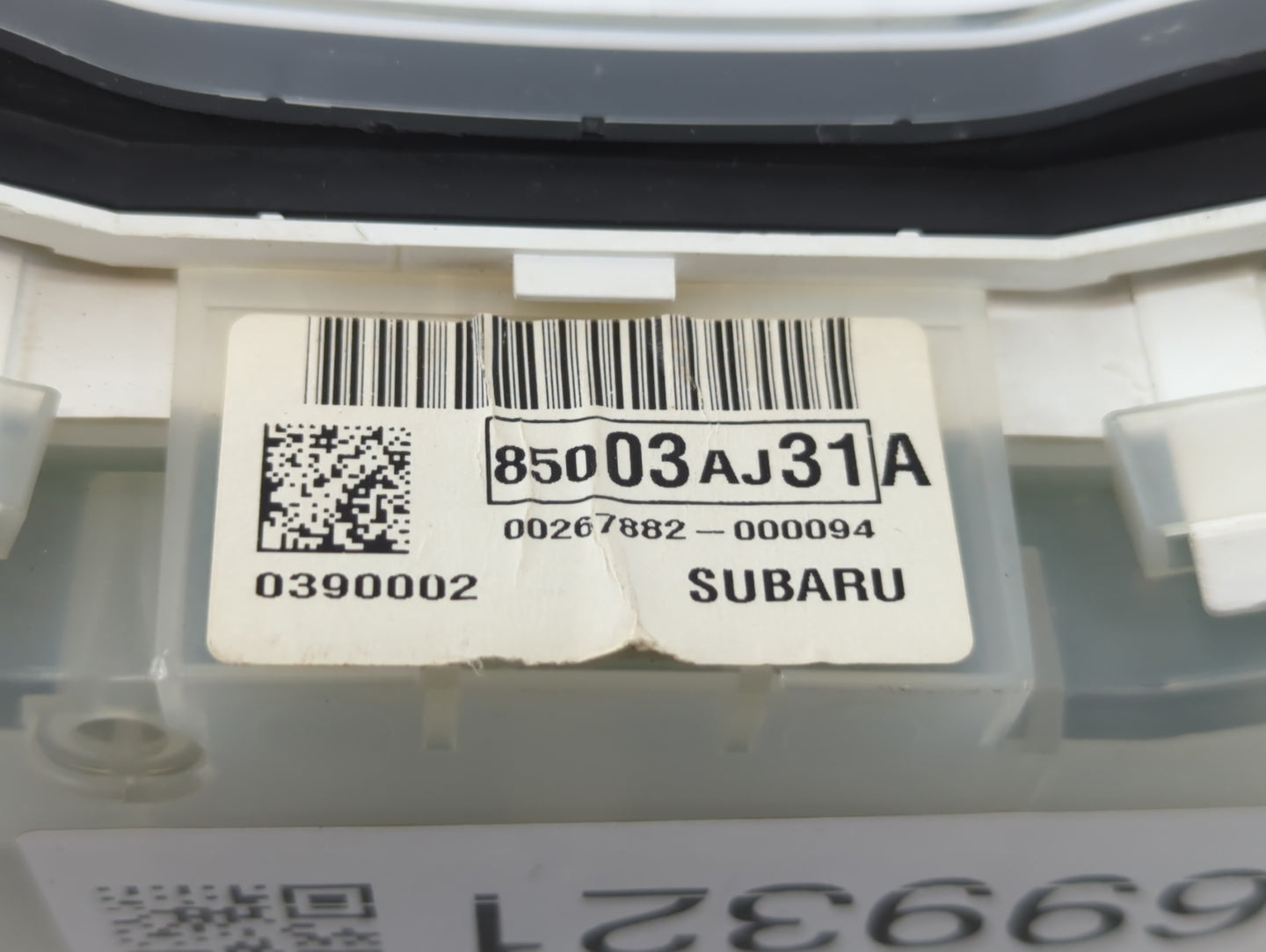 2011 Subaru Legacy Instrument Cluster Speedometer Gauges P/N:85003AJ31A Fits OEM Used Auto Parts - Oemusedautoparts1.com