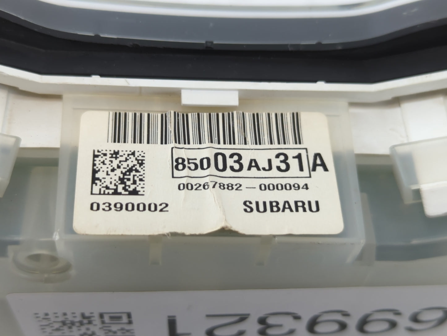 2011 Subaru Legacy Instrument Cluster Speedometer Gauges P/N:85003AJ31A Fits OEM Used Auto Parts - Oemusedautoparts1.com