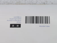 2011 Subaru Legacy Owners Manual Book Guide P/N:MSA5M1104A A2470BE-A OEM Used Auto Parts - Oemusedautoparts1.com