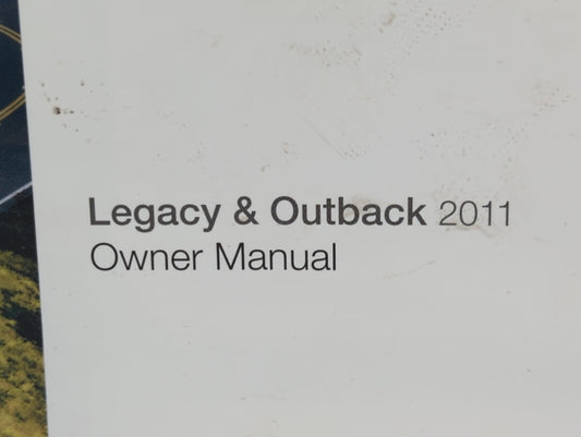 2011 Subaru Legacy Owners Manual Book Guide P/N:MS5M1104A OEM Used Auto Parts