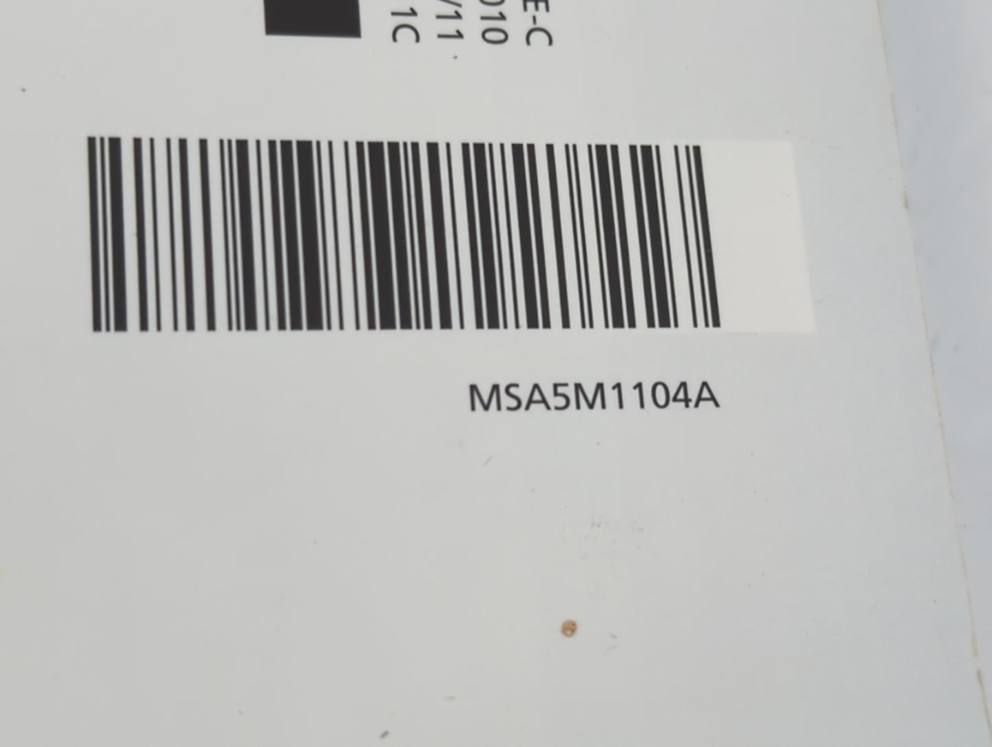 2011 Subaru Legacy Owners Manual Book Guide P/N:MS5M1104A OEM Used Auto Parts - Oemusedautoparts1.com