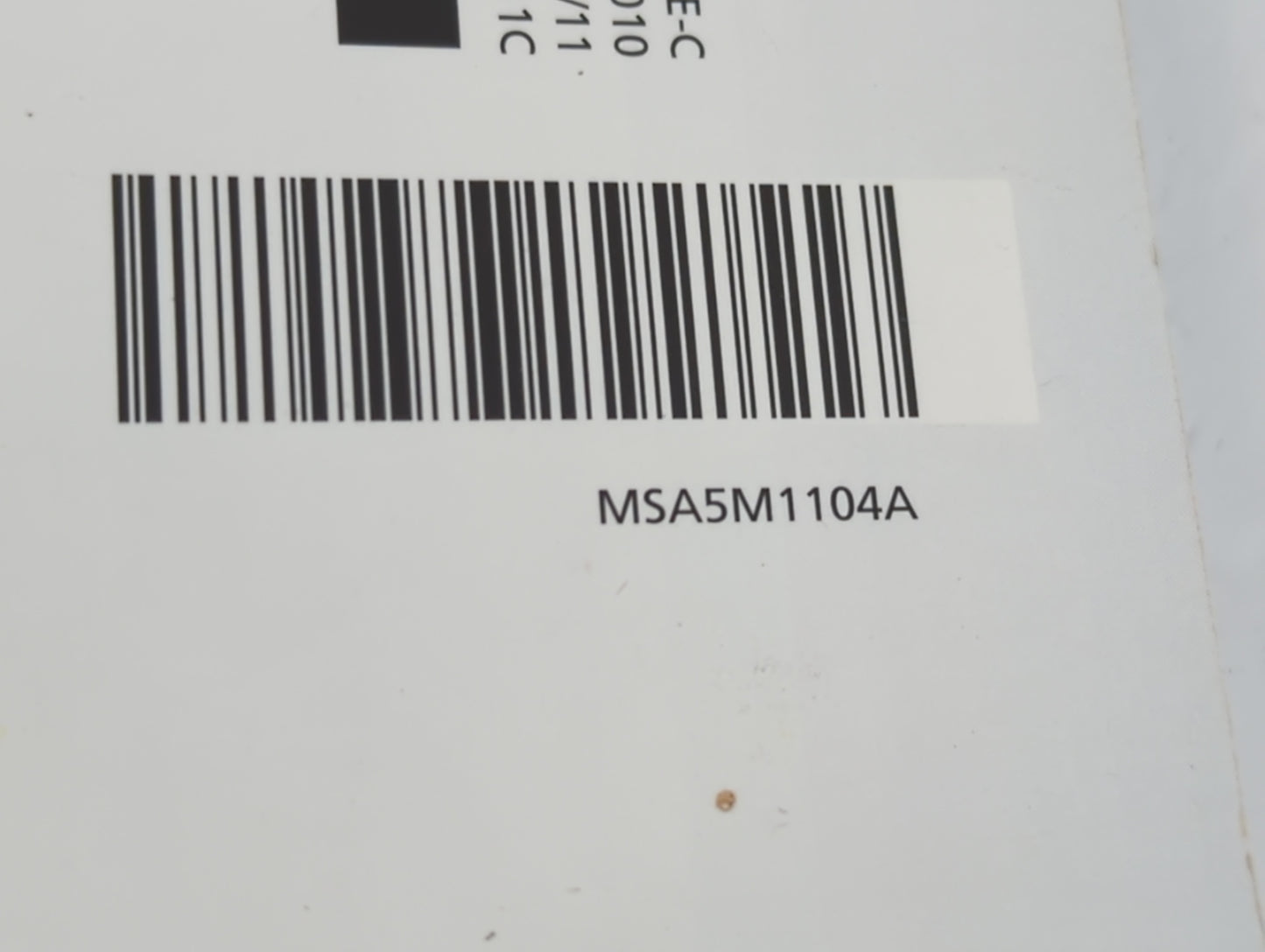 2011 Subaru Legacy Owners Manual Book Guide P/N:MS5M1104A OEM Used Auto Parts - Oemusedautoparts1.com