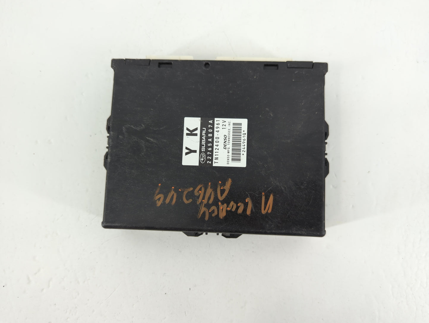 2011 Subaru Legacy PCM Engine Control Computer ECU ECM PCU OEM P/N:TN112400-4961 22765AB07A Fits OEM Used Auto Parts - Oemus