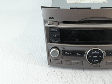 2010-2012 Subaru Legacy Radio AM FM Cd Player Receiver Replacement P/N:86201AJ64A Fits Fits 2010 2011 2012 OEM Used Auto Parts