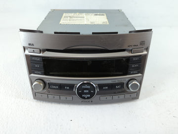 2010-2012 Subaru Legacy Radio AM FM Cd Player Receiver Replacement P/N:86201AJ64A Fits Fits 2010 2011 2012 OEM Used Auto Par