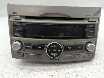 2010-2012 Subaru Legacy Am Fm Cd Player Radio Receiver - Oemusedautoparts1.com