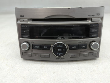 2010-2012 Subaru Legacy Radio AM FM Cd Player Receiver Replacement P/N:86201AJ64A Fits Fits 2010 2011 2012 OEM Used Auto Par