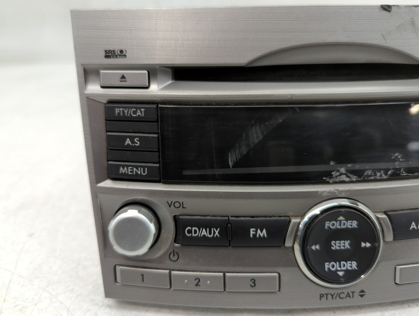2010-2012 Subaru Legacy Radio AM FM Cd Player Receiver Replacement P/N:86201AJ64A Fits Fits 2010 2011 2012 OEM Used Auto Par