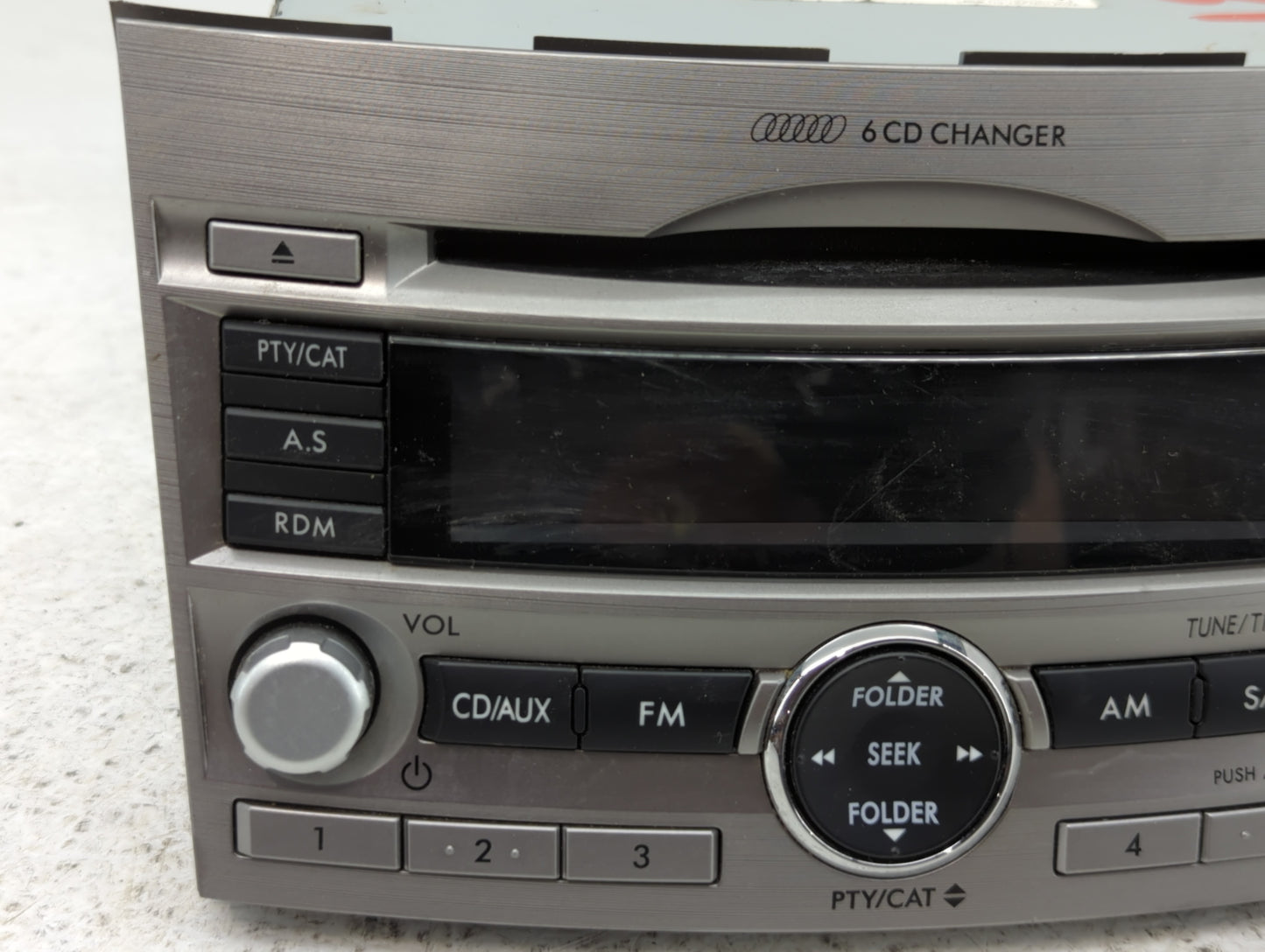 2010-2012 Subaru Legacy Am Fm Cd Player Radio Receiver - Oemusedautoparts1.com