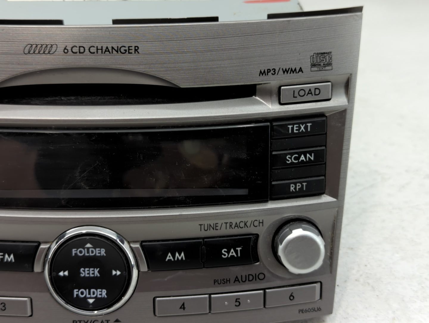 2010-2012 Subaru Legacy Am Fm Cd Player Radio Receiver - Oemusedautoparts1.com