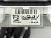 2011 Subaru Legacy Instrument Cluster Speedometer Gauges P/N:85003AJ31A Fits OEM Used Auto Parts - Oemusedautoparts1.com