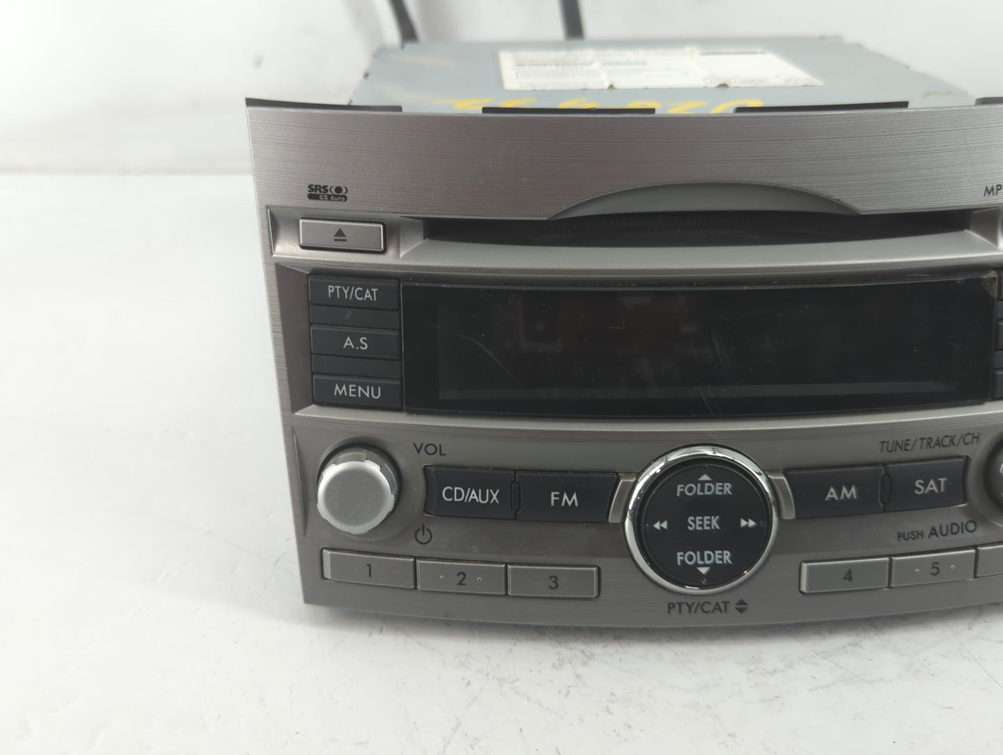 2010-2012 Subaru Legacy Am Fm Cd Player Radio Receiver - Oemusedautoparts1.com